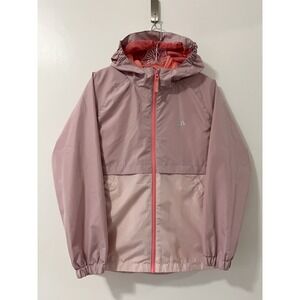 Eddie Bauer Girls 3 in 1 Jacket Waterproof Hooded Fleece Pink Purple Girls L